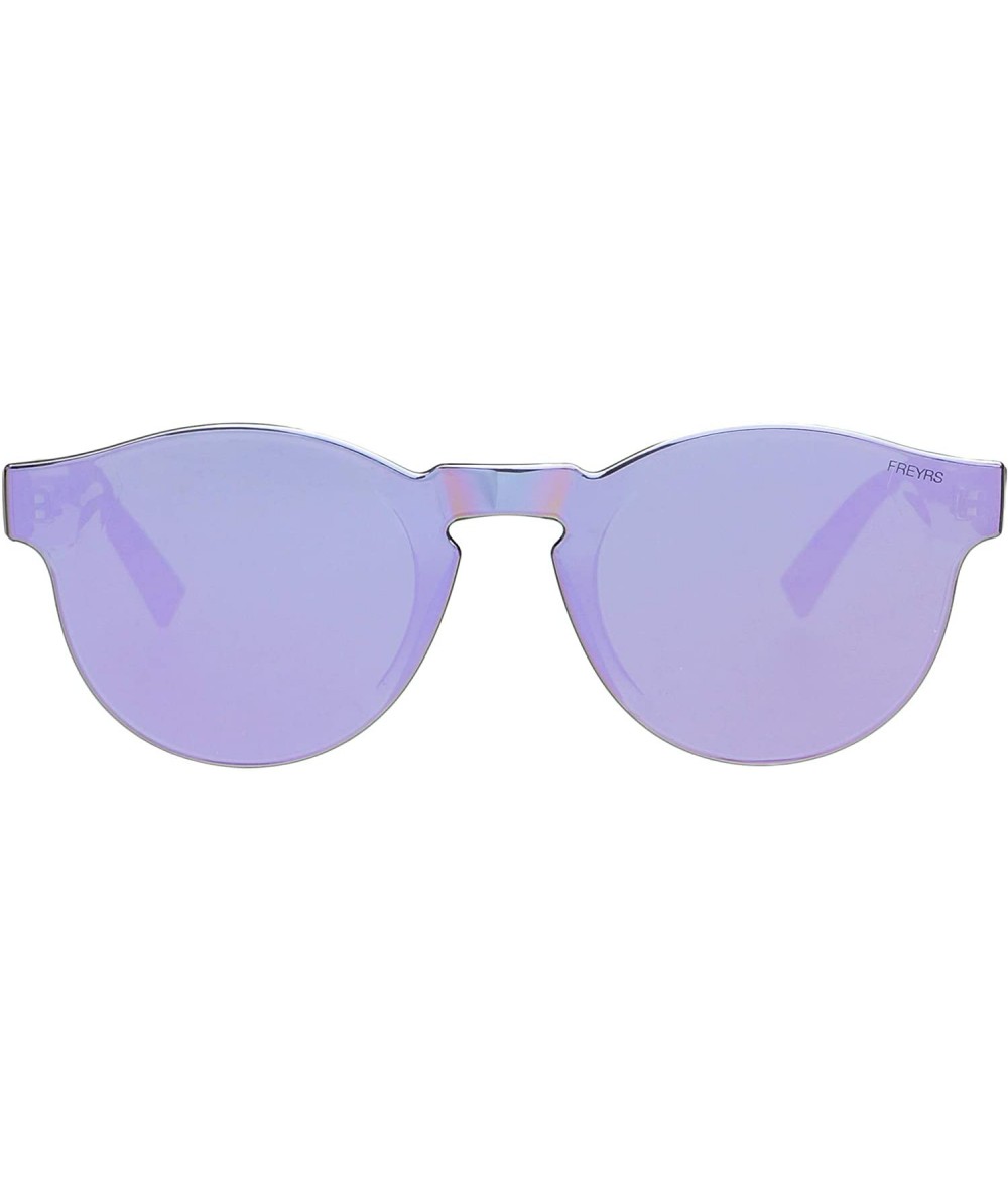 Round Leo Round Mens Womens Designer Fashion Sunglasses (Lavender) - C2194R40TNH $69.85