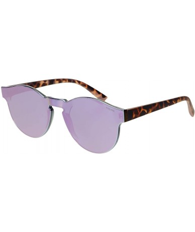 Round Leo Round Mens Womens Designer Fashion Sunglasses (Lavender) - C2194R40TNH $69.85