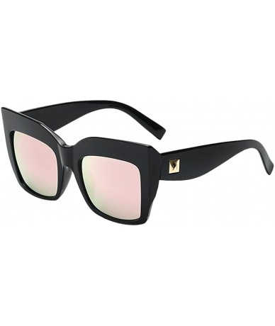 Square Non-Polarized Square Durable Sunglasses for Women Outdoor Fishing Driving - Pink - C518CYR5EZ6 $30.34