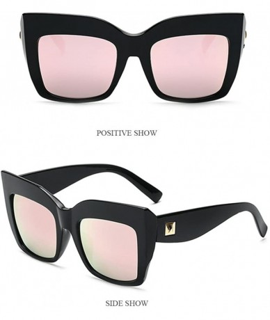 Square Non-Polarized Square Durable Sunglasses for Women Outdoor Fishing Driving - Pink - C518CYR5EZ6 $30.34