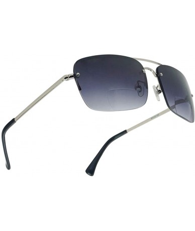 Wrap Classic Square Aviator Bifocal Sun Reading LIghtweight Sports Sunglasses for Men and Women - C918TUYO5IX $28.49