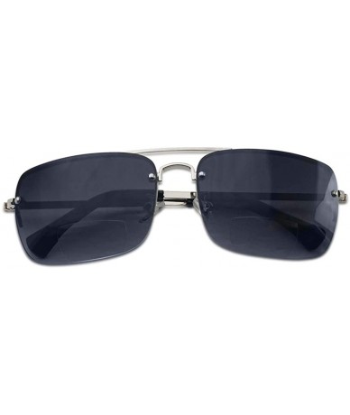 Wrap Classic Square Aviator Bifocal Sun Reading LIghtweight Sports Sunglasses for Men and Women - C918TUYO5IX $28.49