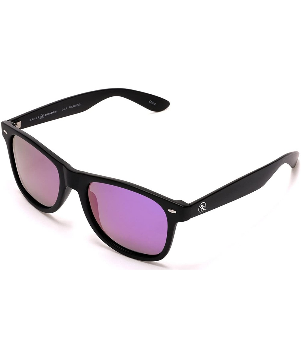 Oval Polarized Modern Venice Horned Rim Sunglasses - Carbon Black - CB182SSTHI4 $24.70