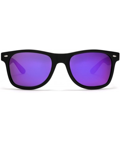 Oval Polarized Modern Venice Horned Rim Sunglasses - Carbon Black - CB182SSTHI4 $24.70