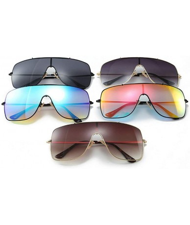 Oversized Oversized Sunglasses Vintage Windproof Glasses - Blue - CR18ACQXS9T $26.14