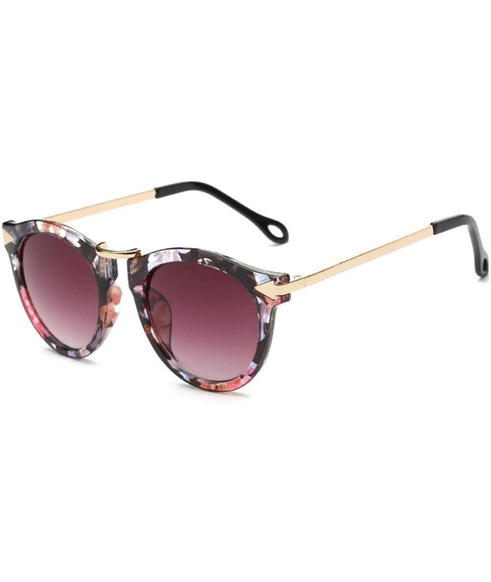 Cat Eye Sun Glasses Cat Eye Sunglasses Retro Eyewear Women Arrow Decoration Metal Temple Sun Glasses-3 - CK199I8Q240 $44.92