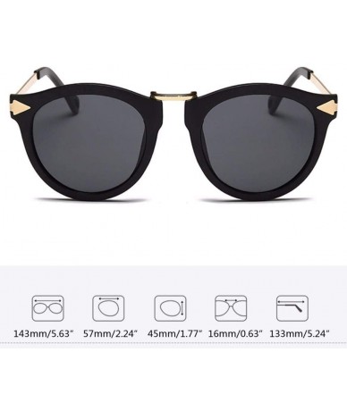 Cat Eye Sun Glasses Cat Eye Sunglasses Retro Eyewear Women Arrow Decoration Metal Temple Sun Glasses-3 - CK199I8Q240 $44.92