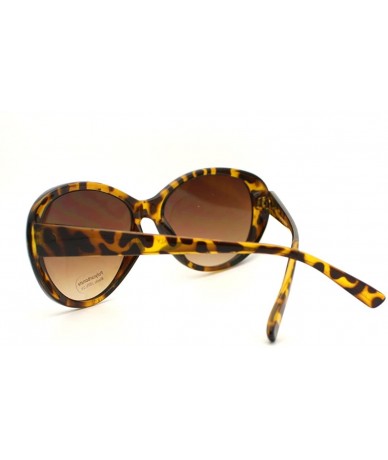 Butterfly Tortoise Comfort Size Butterfly Women's Sunglasses - CT11CBZBO9P $17.60