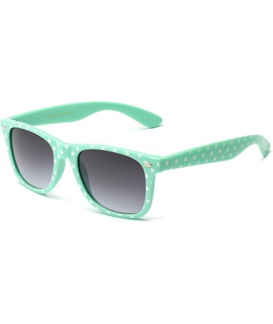 Sport Polka Dot Retro Fashion Sunglasses - 100% UV400 - Mint - CH195HCOLQC $18.46