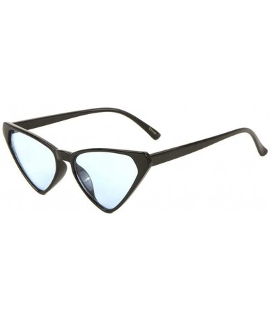 Cat Eye Kitty Bold Retro Cat Eye Womens Go Go Sunglasses - Black Frame - C218W6QNZWC $17.37