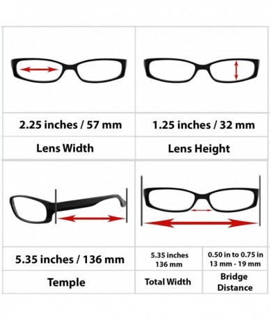 Rectangular Reading Glasses Men Women Dura Tight - 3 Black 1 Sun Black - C01880I4SXU $33.77