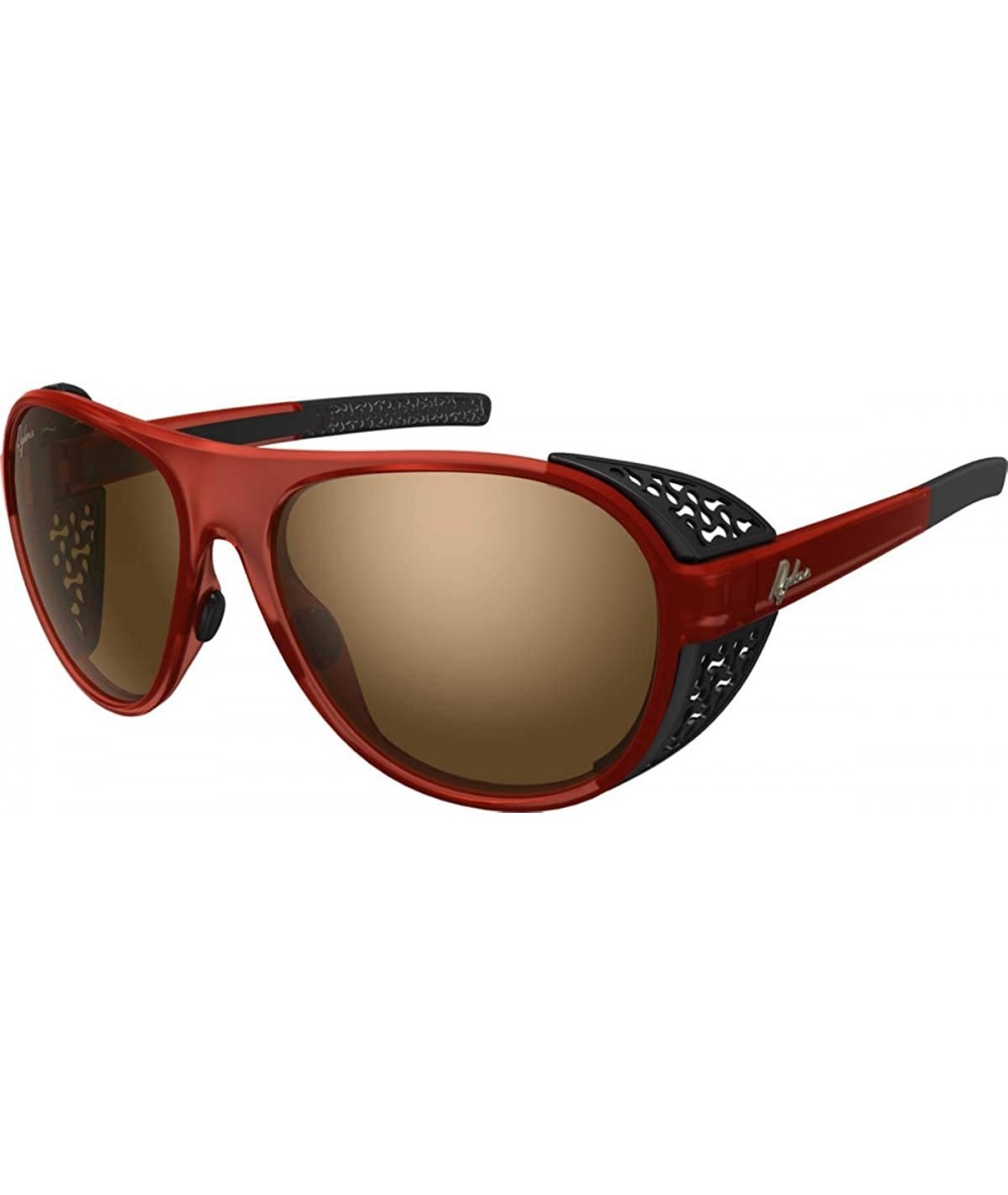 Sport Eyewear Hazel AntiFog Interchangeable Lens Sunglasses - RED CRYSTAL - GREY / BROWN LENS FM ANTI-FOG - CJ18D5E883M $39.92