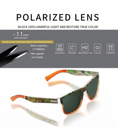 Sport Vintage Polarized Sunglasses for Men and Women Driving Sun glasses 100% UV Protection - CC18Y9UQQ46 $34.80