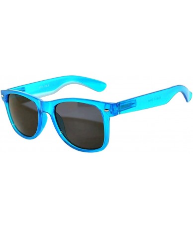 Square Classic Vintage 80's Style Sunglasses Colored plastic Frame for Mens or Womens - CI11R0PEYON $19.07