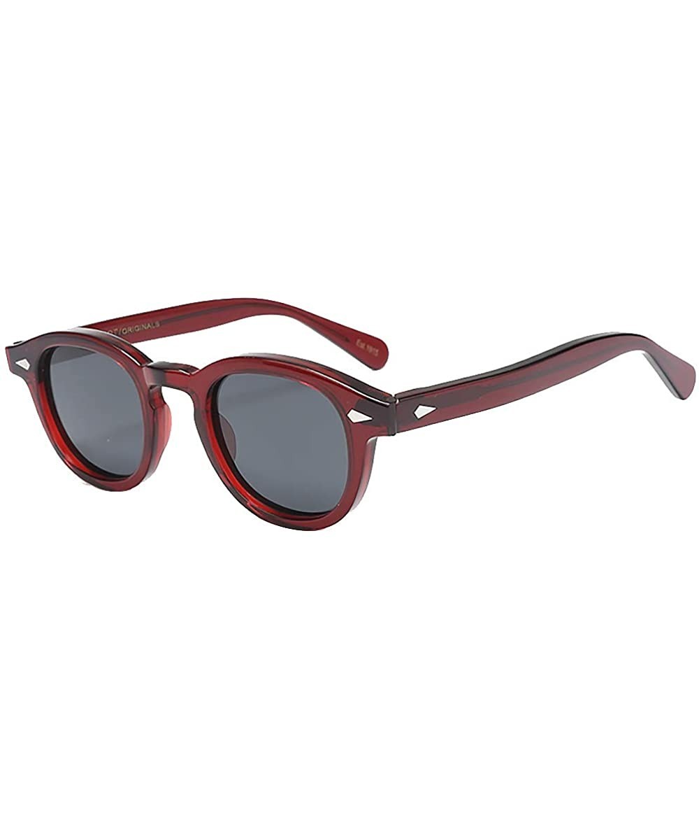 Oval Captain Plastic Sunglasses Fashion Gradation - C11 - C118ZLEXXA2 $52.73