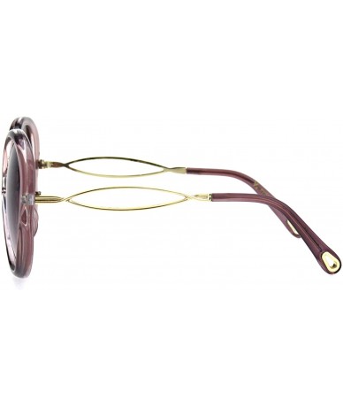 Butterfly Womens Plastic Butterfly Designer 90s Fashion Sunglasses - Burgundy - C318HU0T32E $22.97