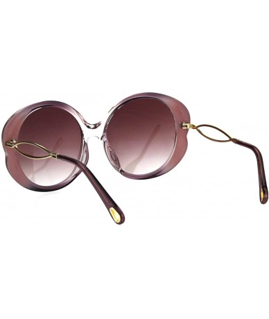 Butterfly Womens Plastic Butterfly Designer 90s Fashion Sunglasses - Burgundy - C318HU0T32E $22.97