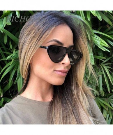 Aviator Cat Eye Women Hundred-Lap Sunglasses Brand Designer Sun Glasses Women Eyewear 7 - 2 - CT18YLZ0ZK3 $18.59