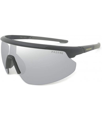 Rimless Unisex Sports Sunglasses Skiing Hiking PR004 - Navy Blue - CN18ALHXUKX $20.20