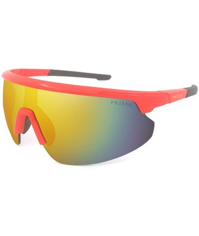 Rimless Unisex Sports Sunglasses Skiing Hiking PR004 - Navy Blue - CN18ALHXUKX $20.20