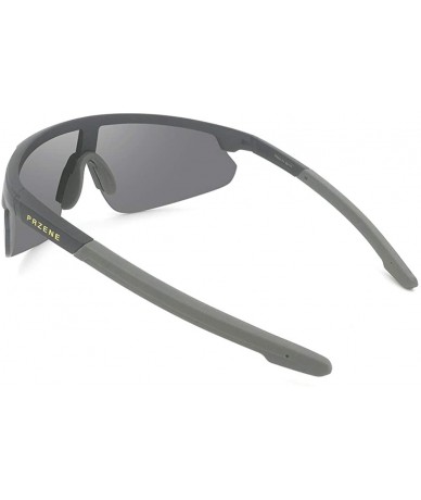 Rimless Unisex Sports Sunglasses Skiing Hiking PR004 - Navy Blue - CN18ALHXUKX $20.20