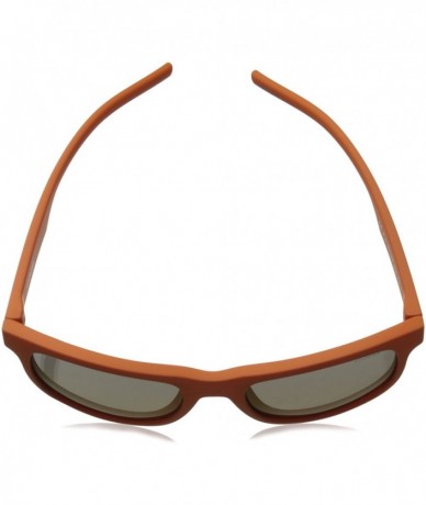 Square unisex-adult Pld6015/S Square Sunglasses - Orange - CK12EZAS87D $74.92