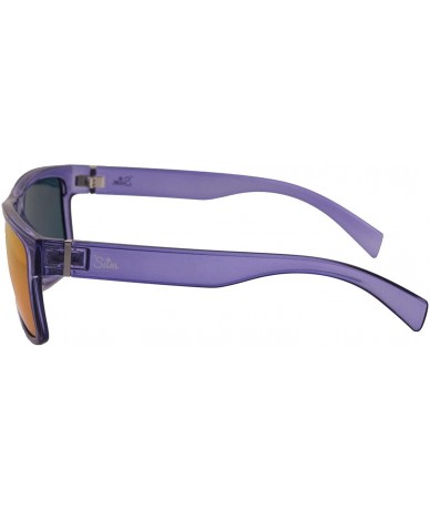 Rectangular Hazy Sunset TR90 Polarized Lightweight Durable Sunglasses For Men and Women - CD18Z0SKYDU $68.89