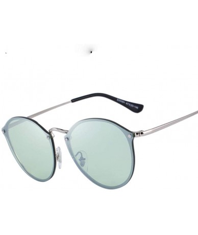 Aviator DESIGN Men/Women Classic Retro Oval Sunglasses 100% UV Protection C01 Black - C06 Pink - CE18XE02W4G $27.20