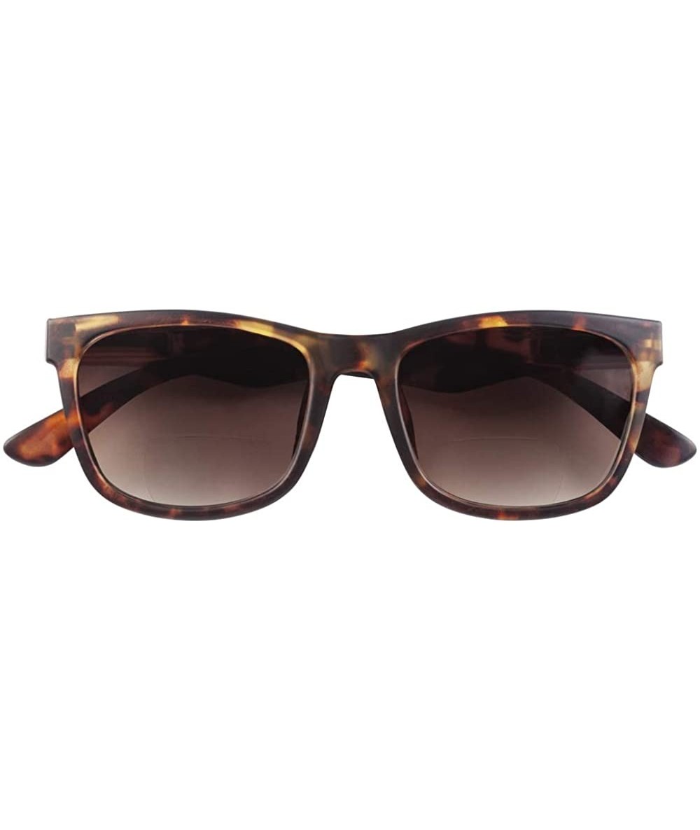 Aviator NEIL Unisex Bifocal Reading Sunglasses in Brown Tortoise Color - Magnification Strength 3.0 - C41808EMHGR $68.04