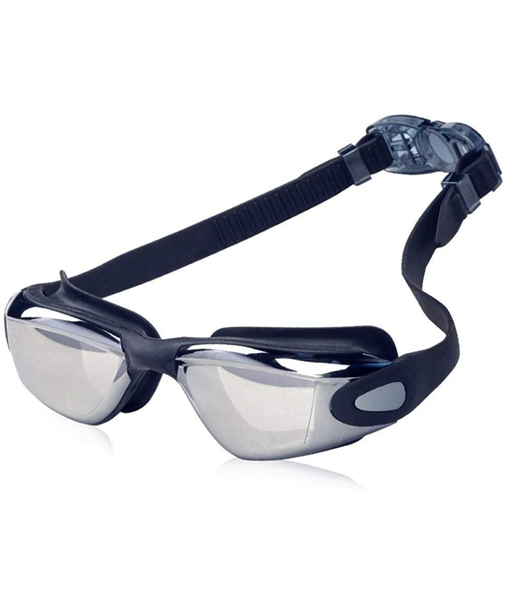 Goggle Youth Children Goggles Men And Women Waterproof And Anti-Fog Swimming Goggles - Black - CQ18YN7WCA9 $50.75