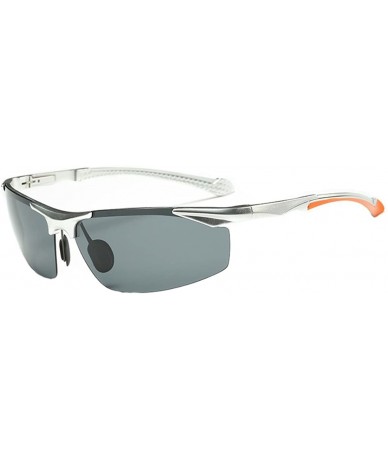 Sport Color film sunglasses Aluminum magnesium sports riding glasses - CW18D2M4M2N $63.04