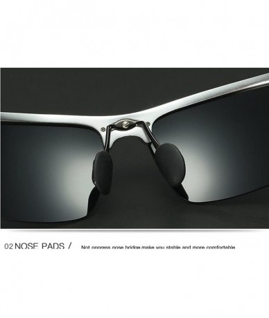 Sport Color film sunglasses Aluminum magnesium sports riding glasses - CW18D2M4M2N $63.04