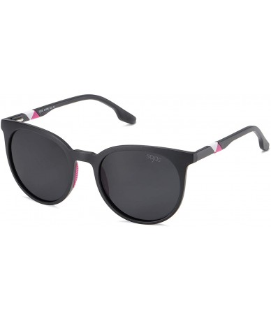 Round UV400 Polarized Sports Sunglasses for Women Ultralight TR90 Frame SJ2092 - CP18A2I3E4U $33.96