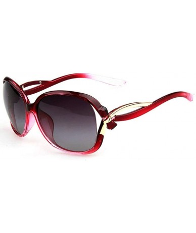 Butterfly Fashion Butterfly Frame Brand Designer Sun Glasses Women Sunglasses UV400 - Wine Red - CC18T82KTSK $24.27