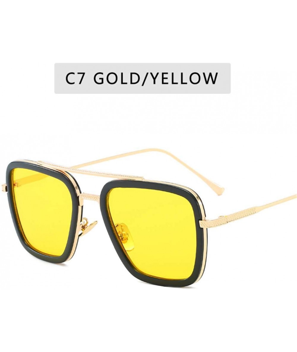 Rimless Vintage Sunglasses Men Women Goggles Windproof Steam Punk Sun Glasses - C7 - CZ194OUS5SN $34.55