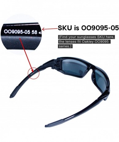 Sport Replacement Lenses for Oakley Scalpel Sunglasses - Multiple Options Available - Black - Polarized - CQ126NUNYLT $30.50