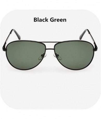 Goggle Polarized Sunglasses Men Women Pilot Driving Sun Glasses Vintage Anti-UV400 Goggles Driver Eyewear - Green - CH197Y7IL...