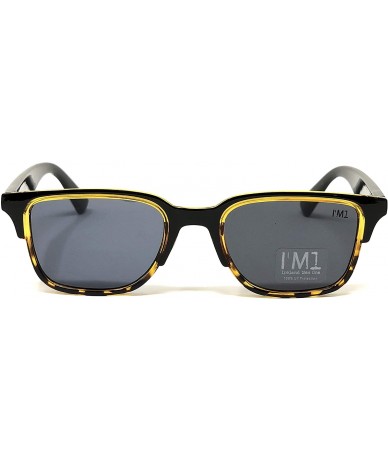 Semi-rimless Unisex Women Men Fashion Sunglasses 100% UV Protection - See Shapes & Colors - Black - C118TQHLAET $26.26