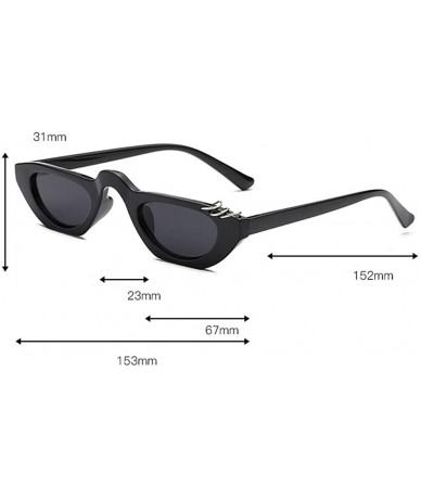 Aviator Women Man Fashion Vintage Small Frame Sunglasses Unisex Retro Polarized Eyewear - C - CX18TO667NX $14.71