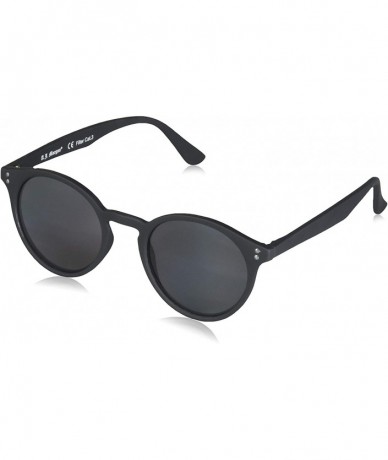 Round Scruples Round Sunglasses - Mt.black - CB18WC2CXQQ $28.67