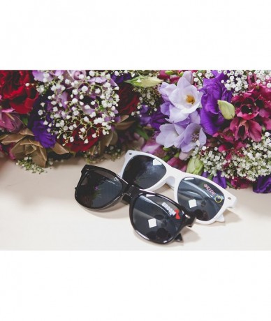 Rectangular Bride and Groom Wedding Sunglasses - Bride & Groom Set - C912IIED3F5 $25.86