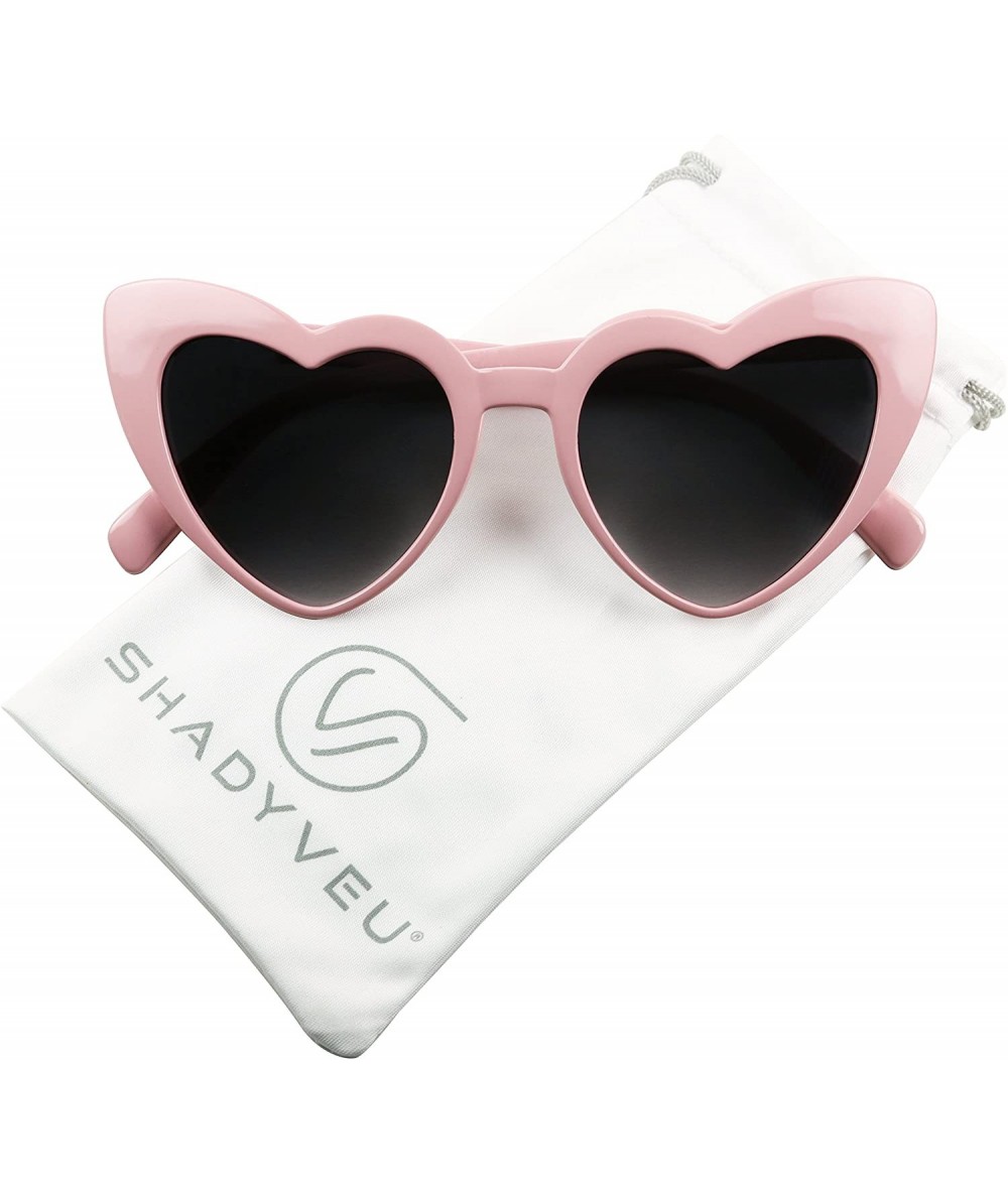 Oversized Chunky Colorful Oversize Sunglasses - Light Pink Frame - CH18H4LEXD9 $21.23