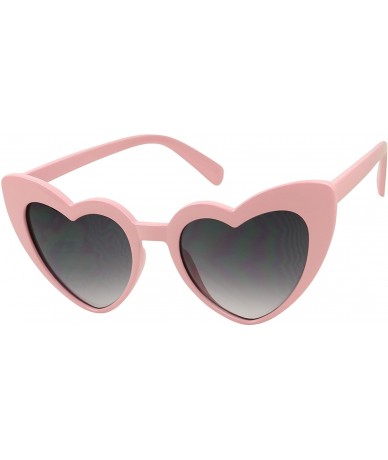 Oversized Chunky Colorful Oversize Sunglasses - Light Pink Frame - CH18H4LEXD9 $21.23