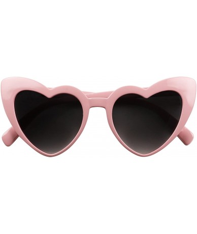 Oversized Chunky Colorful Oversize Sunglasses - Light Pink Frame - CH18H4LEXD9 $21.23