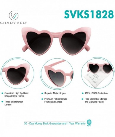 Oversized Chunky Colorful Oversize Sunglasses - Light Pink Frame - CH18H4LEXD9 $21.23