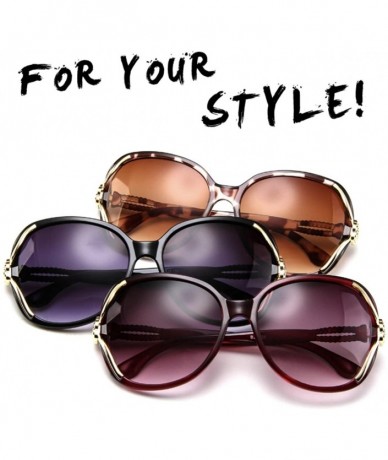 Round Shades Round Vintage Sunglasses for Women fashion tortoise classic cat eye womens sunglasses A7 - Black - CW18GMQSUUQ $...