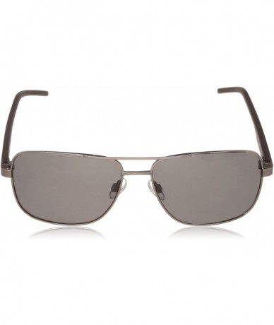 Rectangular Men's Pld2042/S Rectangular Sunglasses - Ruthenium Black/Gray Polarized - C012MXXYDN0 $93.30