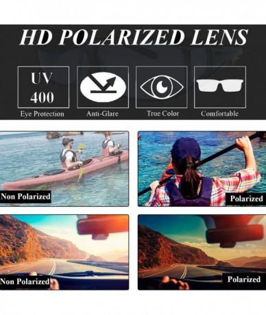 Wrap Fit Over Sunglasses Over Glasses - Polarized & Non-Polarized - Polarized Night Driving - CH11L6VYRMB $27.66