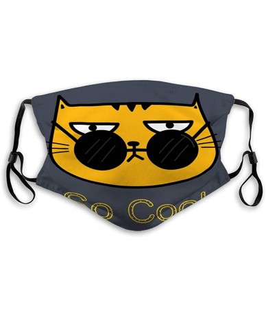 Shield Adjustable Safety Covers for Most People Cool cat with Sunglasses Protective Shield - CO199R73Q9D $31.47