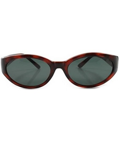 Cat Eye Classic Vintage 60s 70s Womens Stylish Cat Eye Sunglasses - Brown & Black - CF18ECEIW4U $22.43